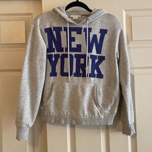Gray New York Hoodie